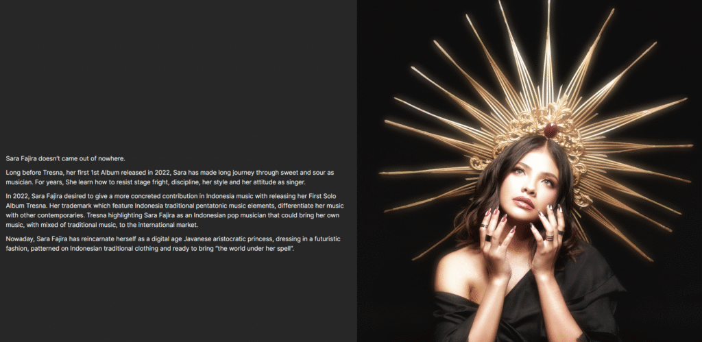 Sara Fajira Official Website 2