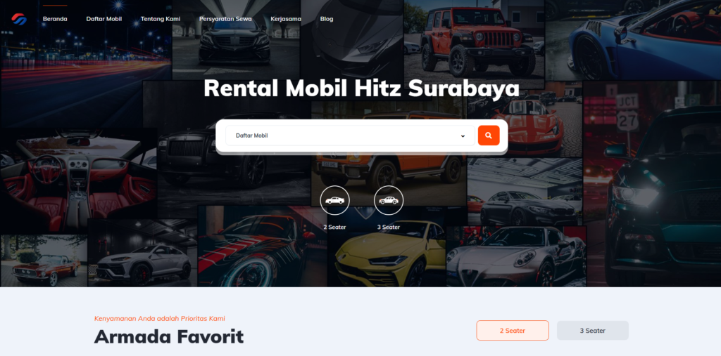 SMM Rent Car Listing Website