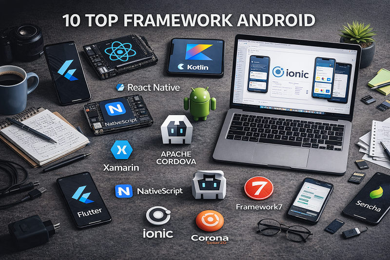 10 Framework Android Paling Powerful untuk Mengembangkan Aplikasi Mobile Lebih Cepat