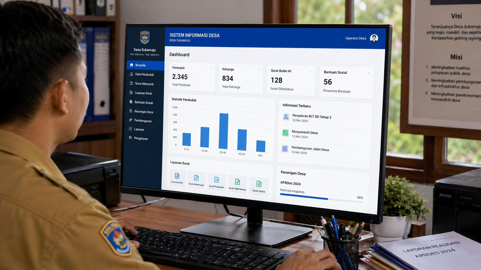 Jasa Pembuatan Sistem Informasi Desa (SID) Profesional untuk Digitalisasi Pelayanan Modern