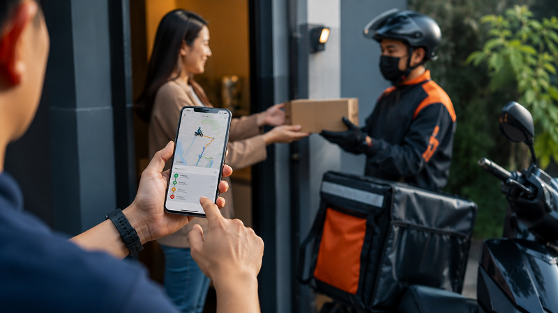 Aplikasi Kurir dan Delivery dengan Tracking Real-Time