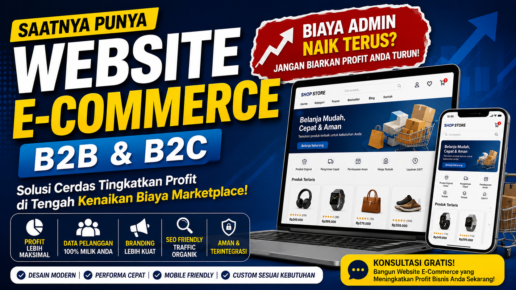 Jasa Pembuatan Website E-Commerce untuk Bisnis