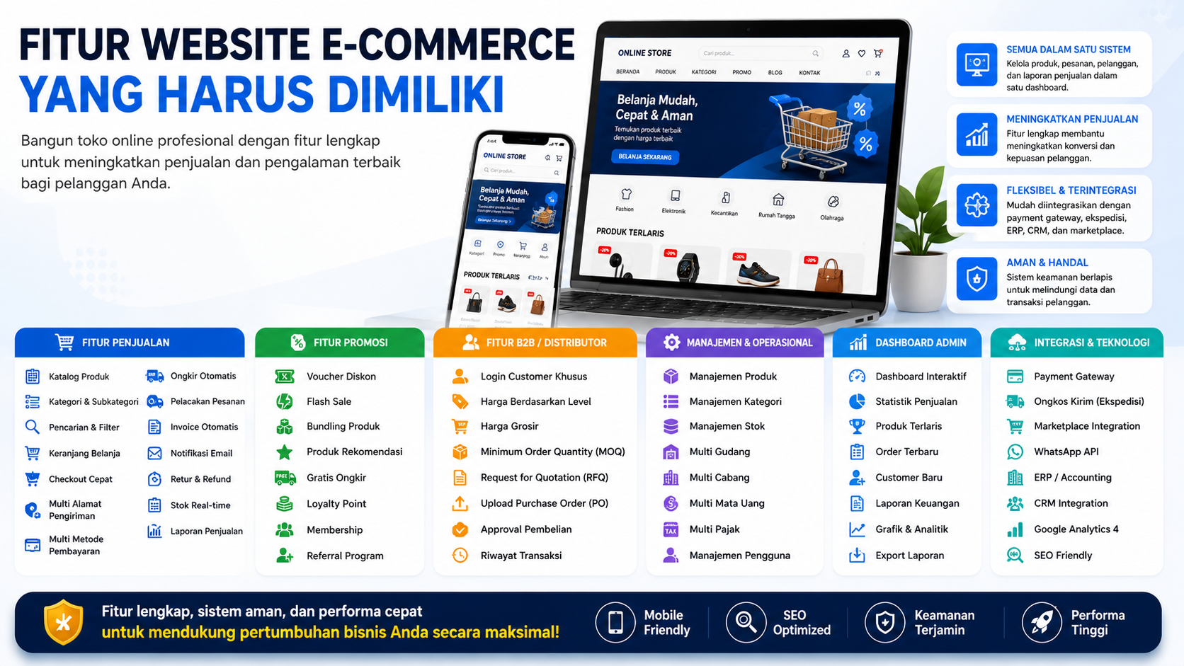 Fitur Website E-Commerce yang Harus Dimiliki