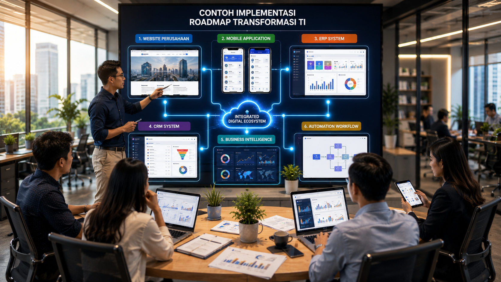 Contoh Implementasi Roadmap Transformasi TI