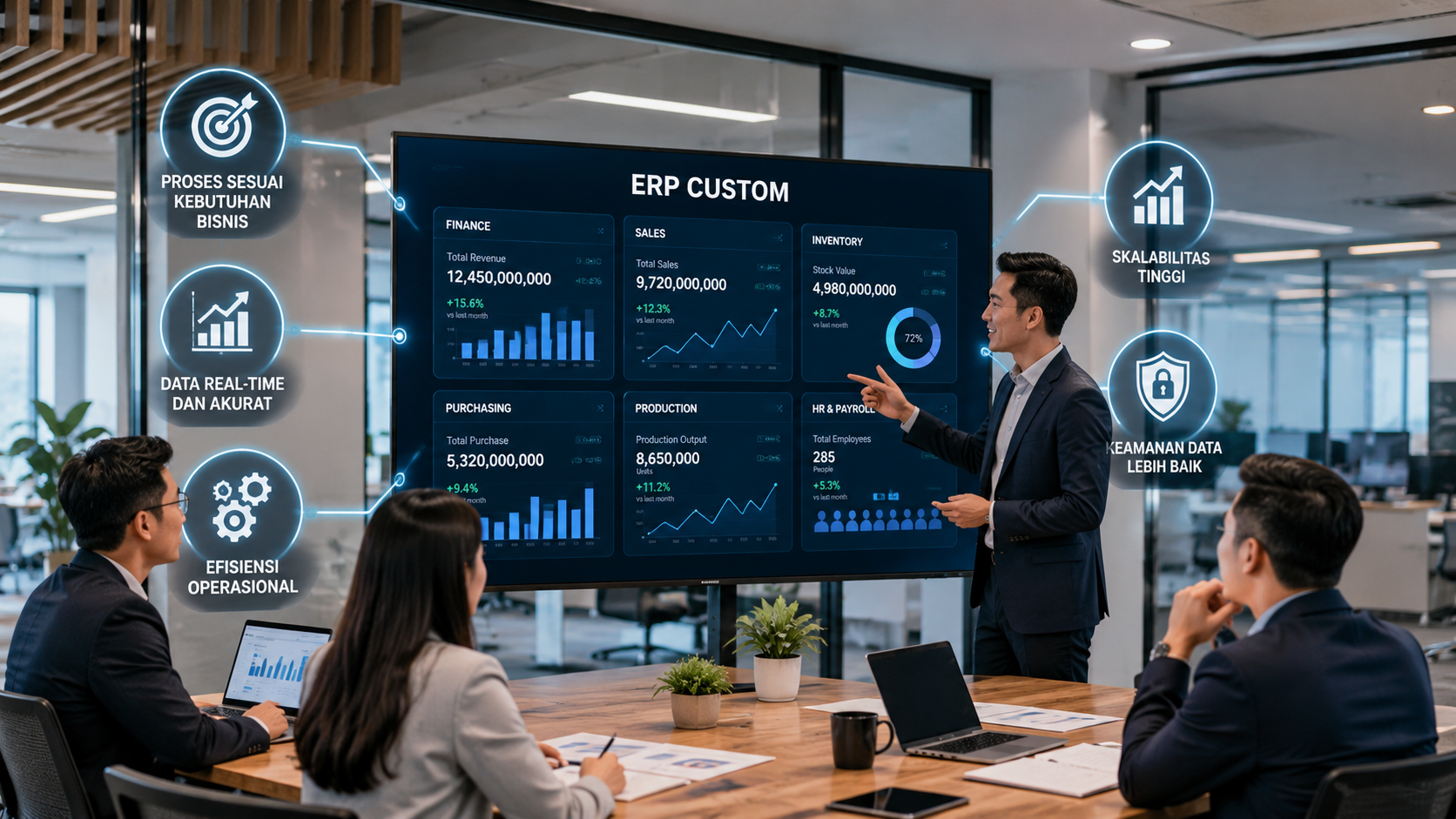 Manfaat Menggunakan ERP Custom