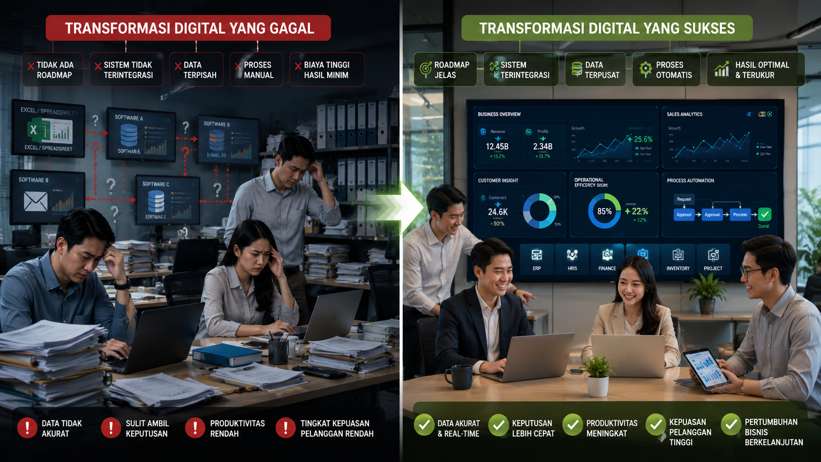 Kesalahan yang Sering Terjadi Saat Transformasi Digital