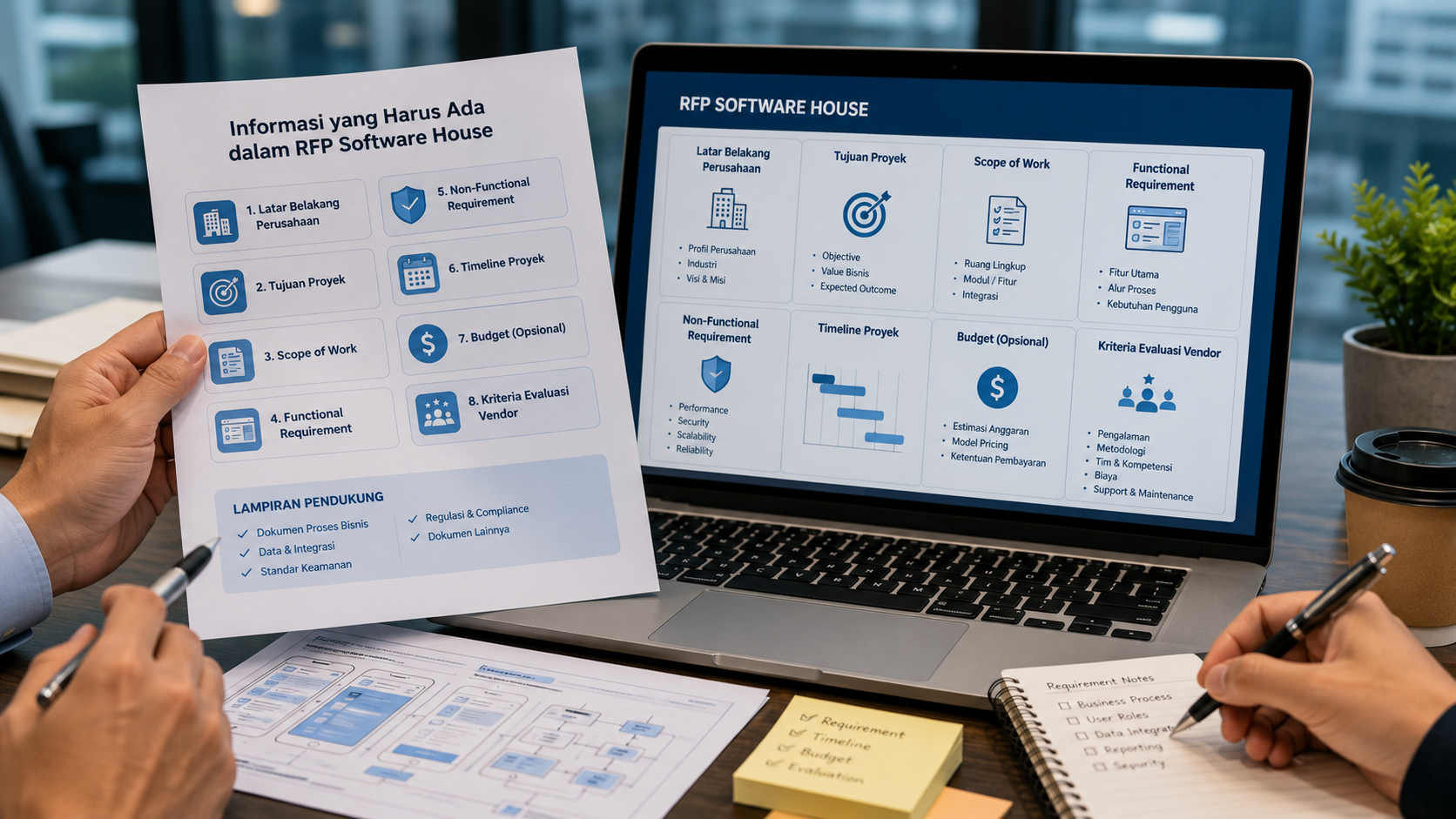 Informasi yang Harus Ada dalam RFP Software House