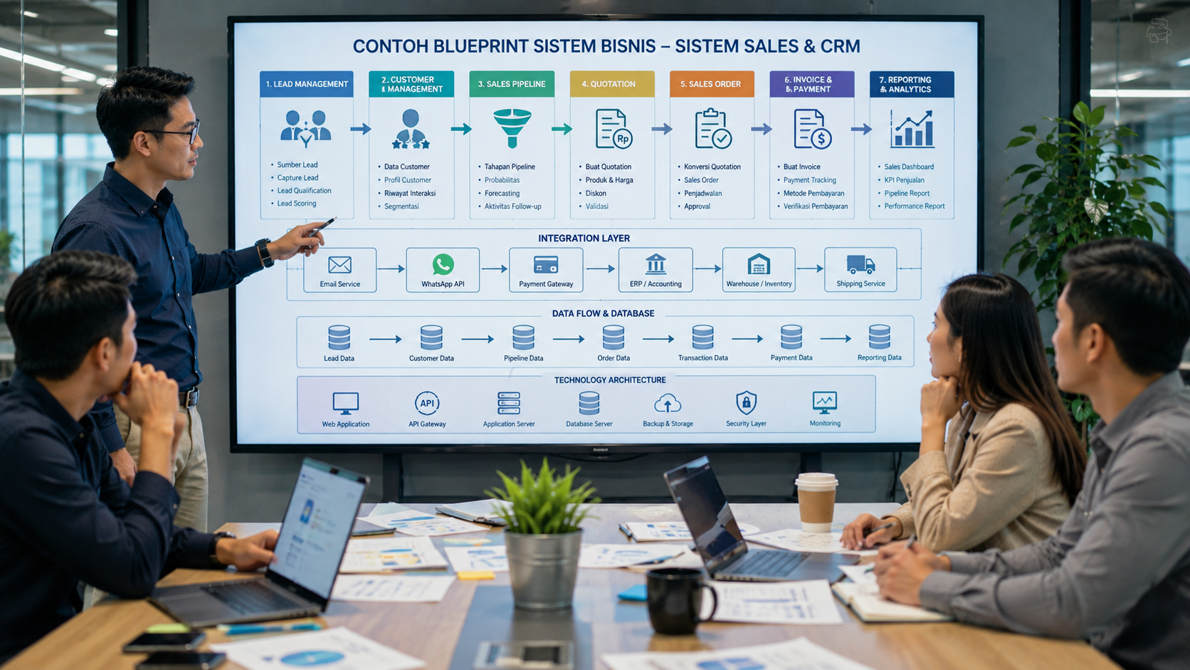 Contoh Blueprint Sistem Bisnis