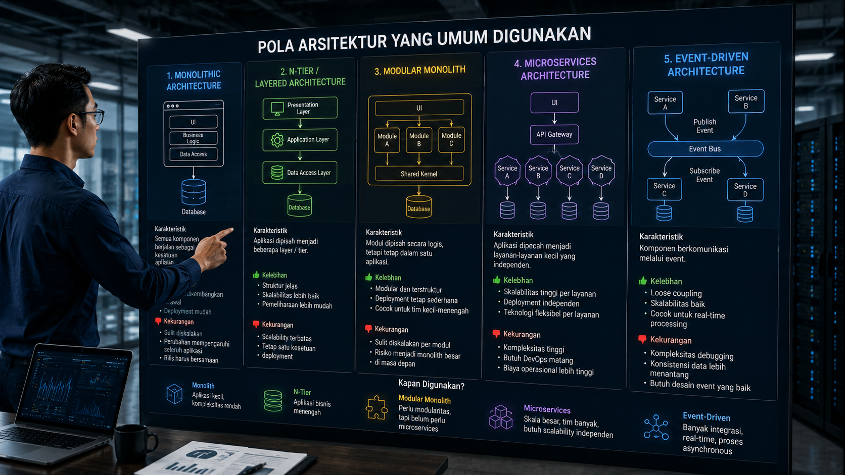 Pola Arsitektur yang Umum Digunakan