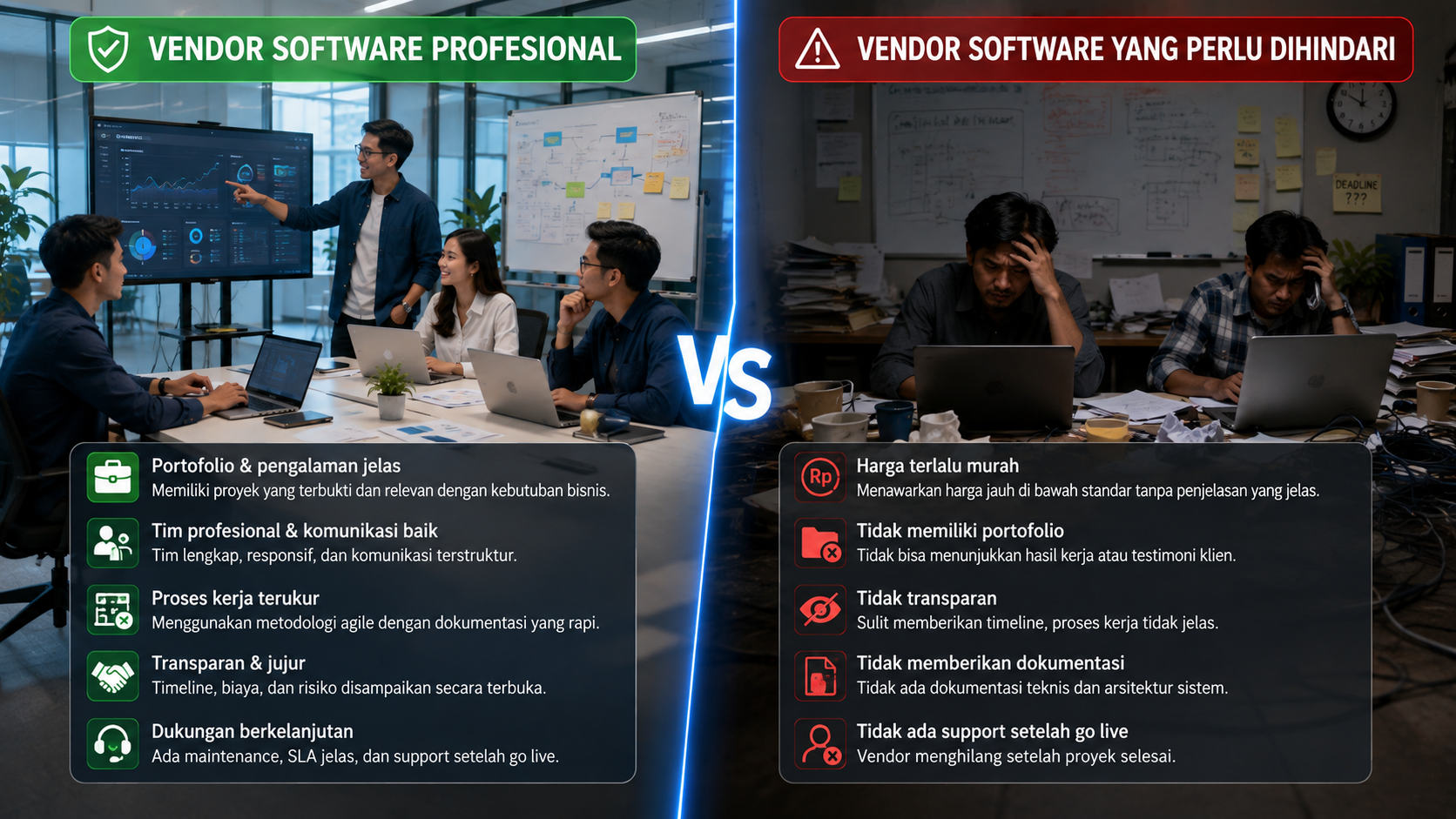 Tanda Vendor Software yang Perlu Dihindari
