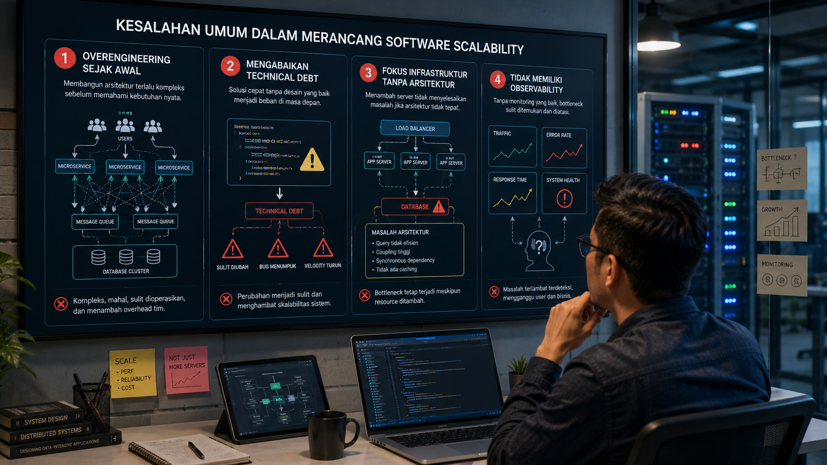 Kesalahan Umum dalam Merancang Software Scalability