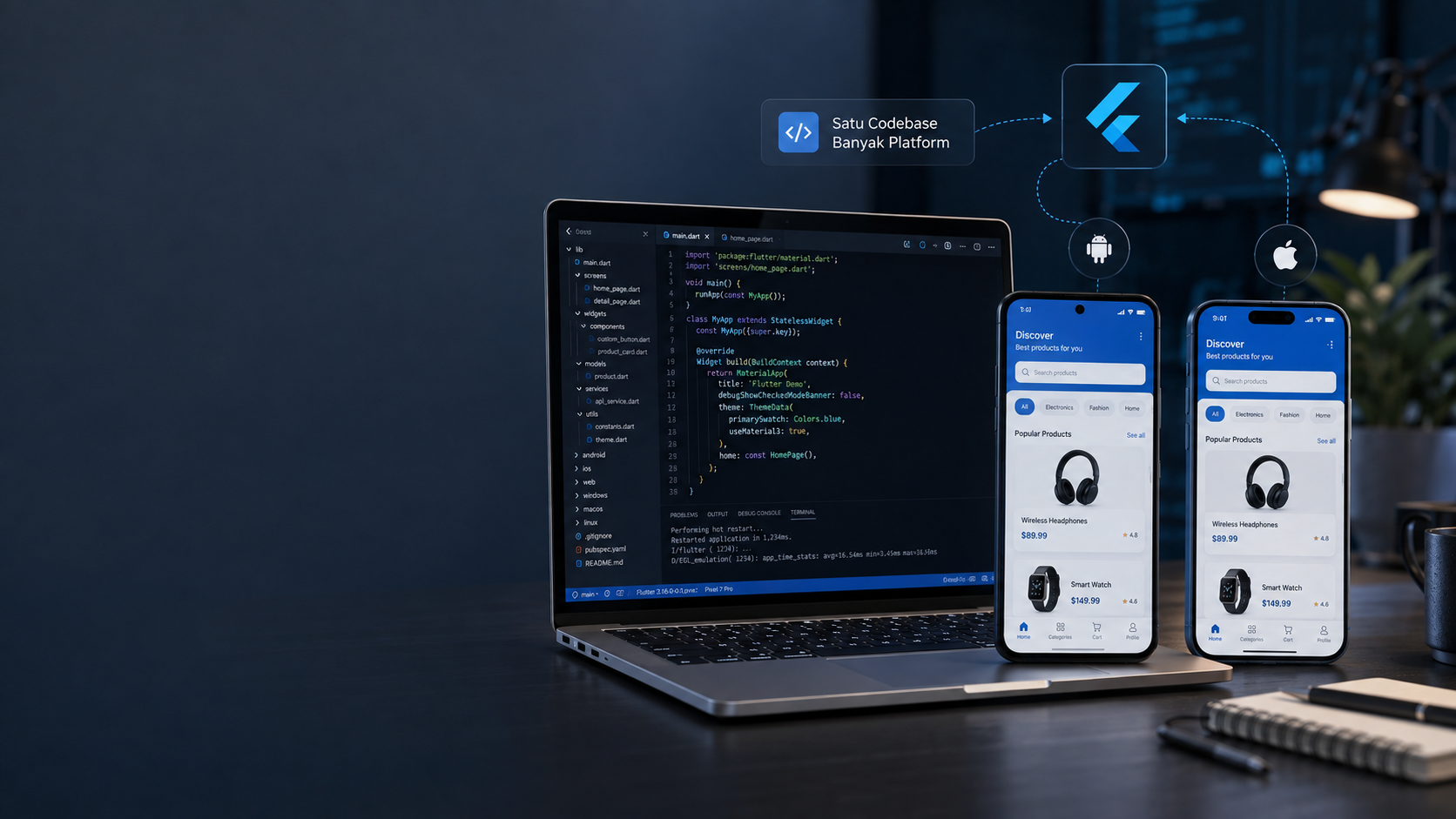 Apa Itu Flutter? Pengertian dan Fungsi Framework Flutter