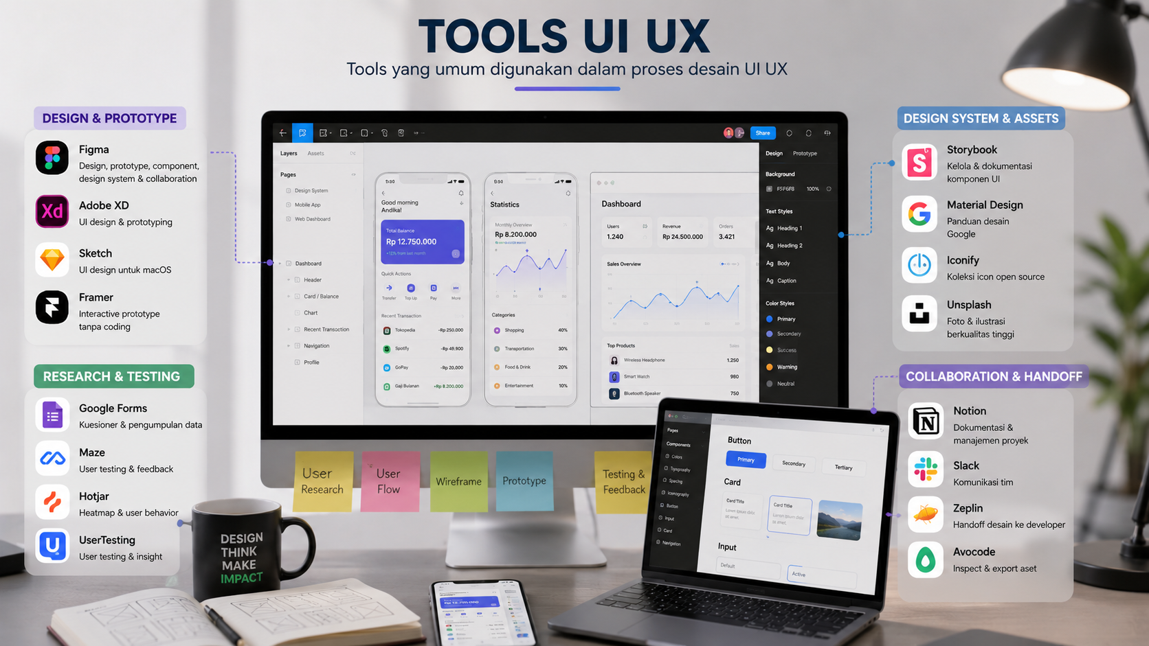 Tools yang Umum Digunakan untuk UI UX