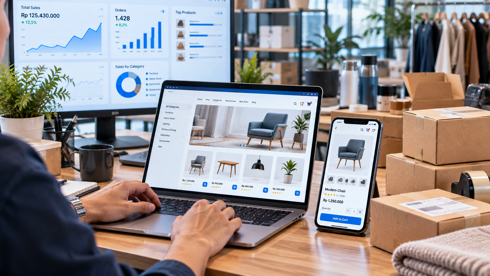 E-Commerce: Jasa Pembuatan Toko Online Profesional